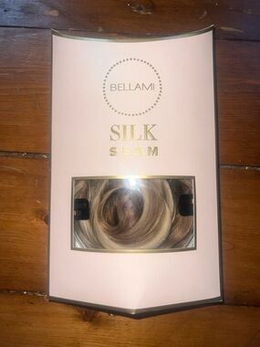 BELLAMI Silk Seam Hair Extensions - Blonde & Light Brown Blend